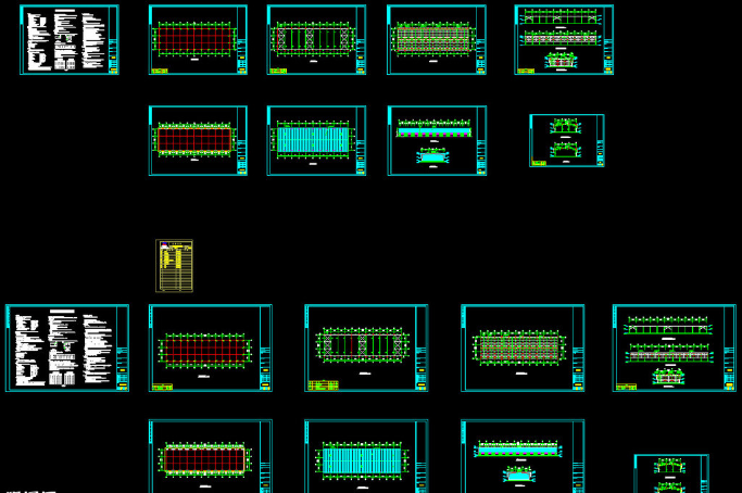 丰台钢结构厂房图纸