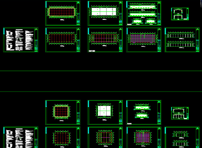 丰台钢结构厂房图纸