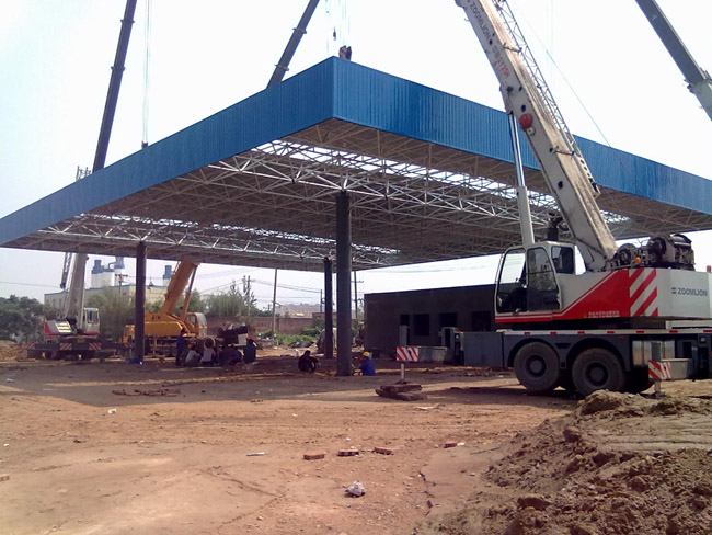 丰台加气站网架工程