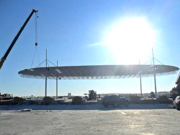 丰台加油站网架案例